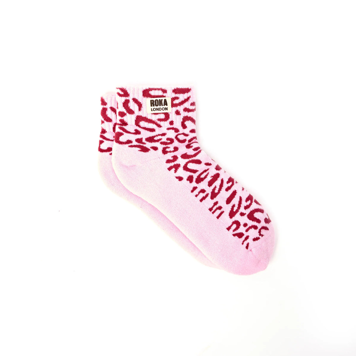 ROKA Wembley Ankle Socks -Vintage Ruby - Size UK 3-8