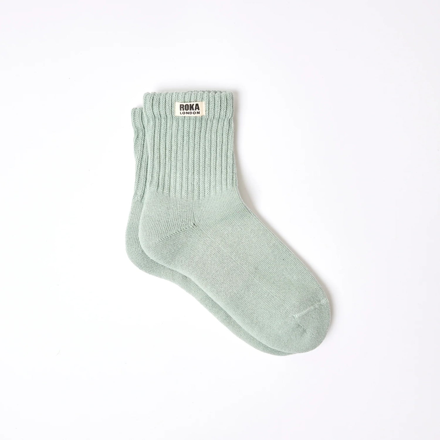 ROKA Windsor Crew Socks - Mist- Size UK 3-8