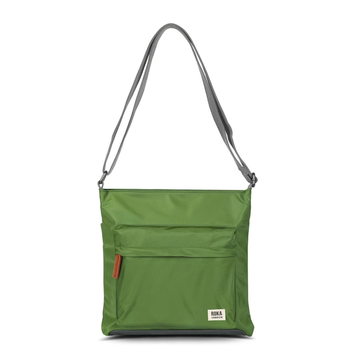 ROKA Kennington Crossbody Bag – Avocado | Recycled Nylon
