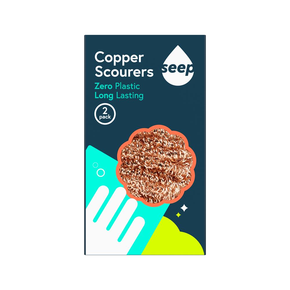 Eco Copper Scourers - 2 Pack