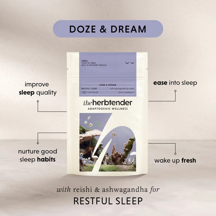 The Herbtender Doze & Dream - 14 Capsule Discovery Pouch