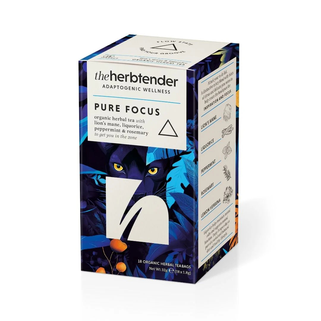 The Herbtender Pure Focus Organic Herbal Tea