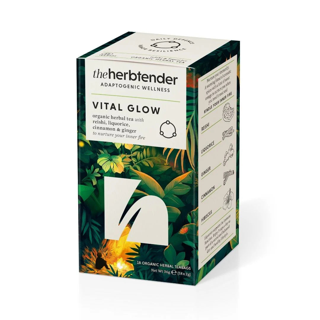 The Herbtender Vital Glow Organic Herbal Tea