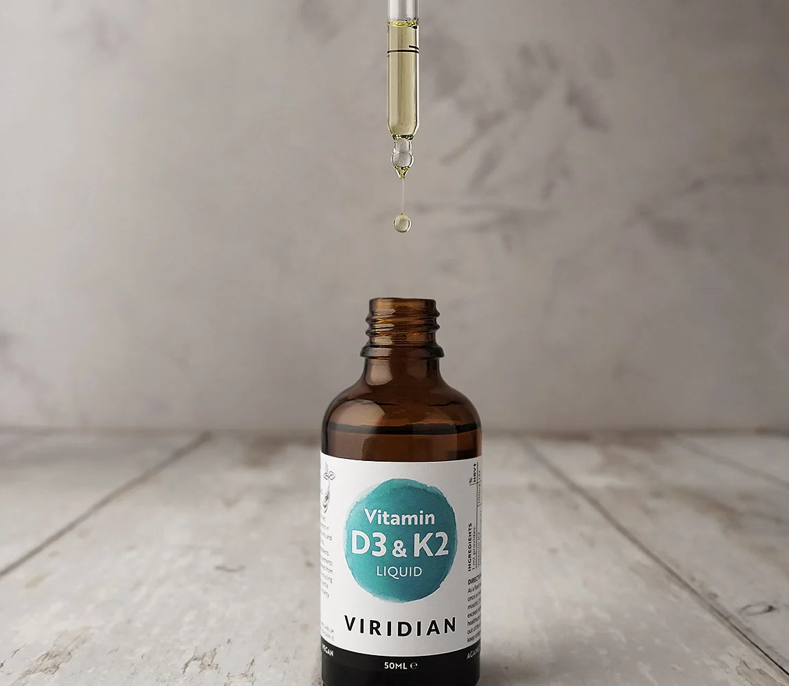 Viridian Liquid Vitamin D3 & K2 50ml