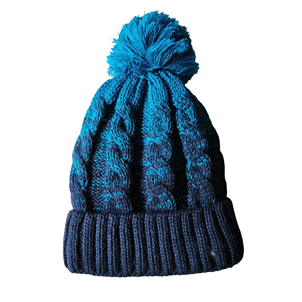 Warm Hat - Blue/Black
