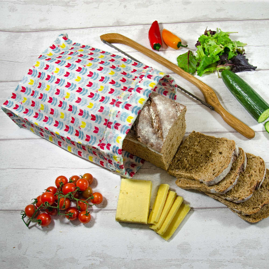 Beeswax Bread Bag - Sardine