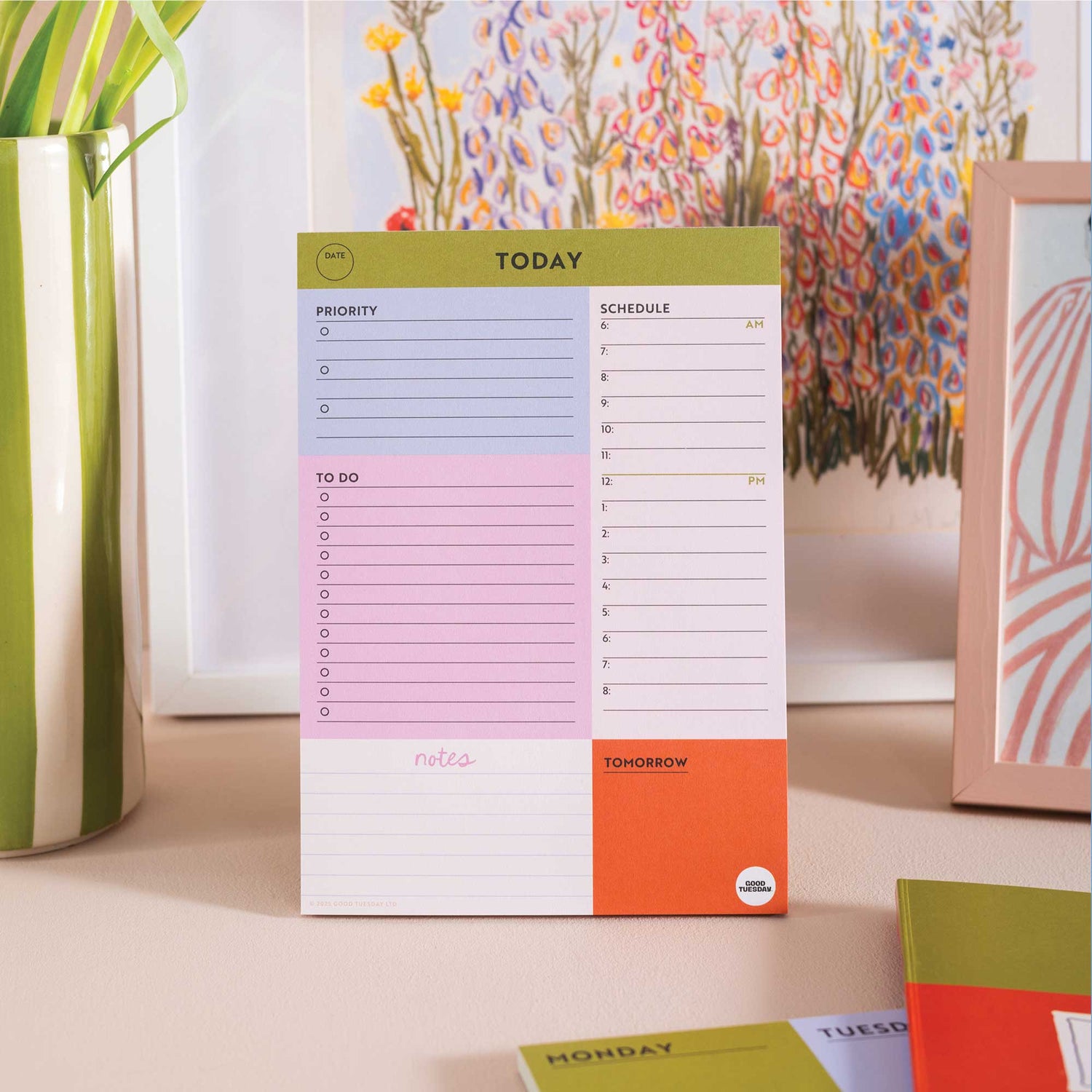Good Tuesday A5 Daily Planner Pad | Recycled Daily Planner