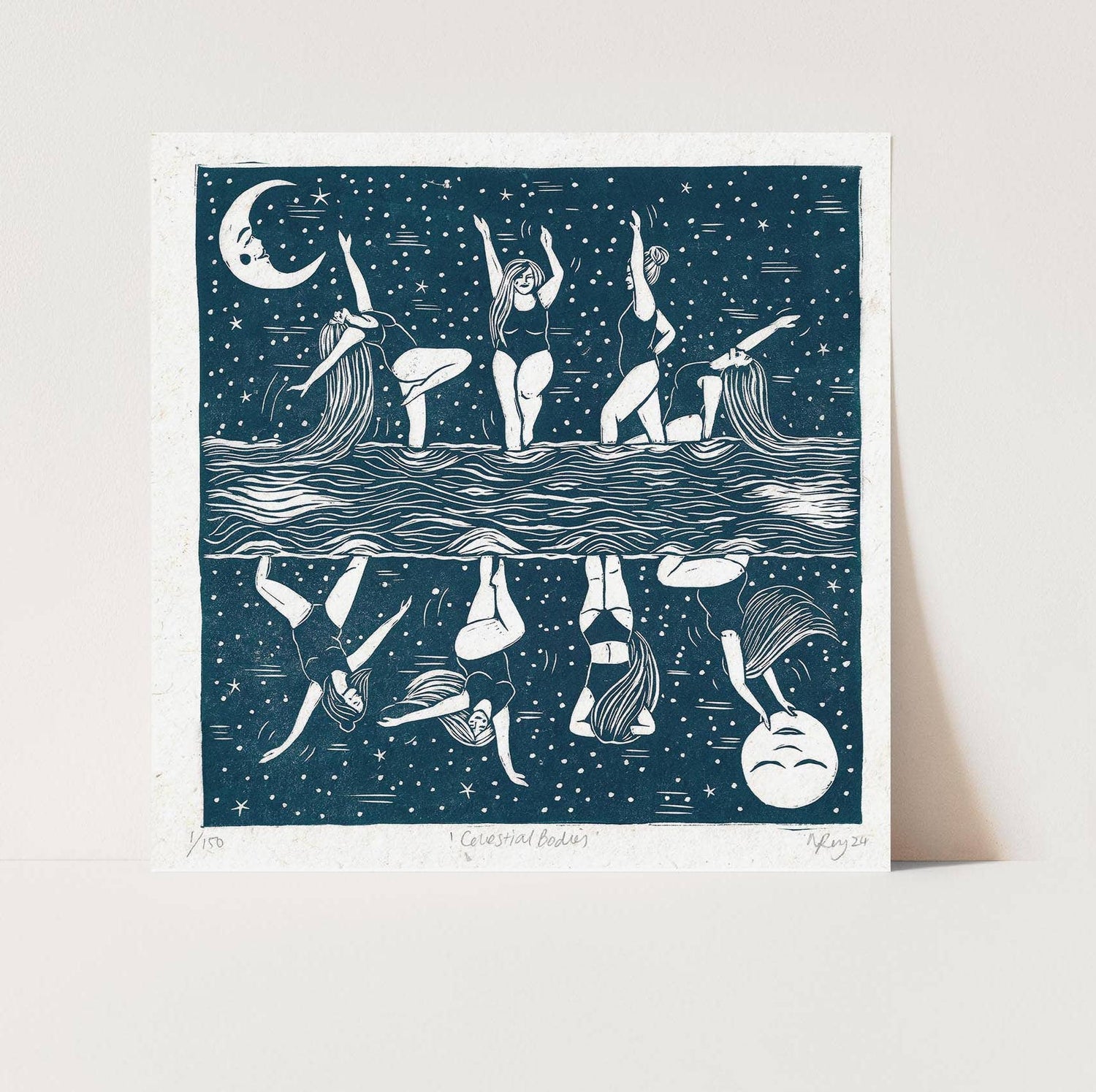 Celestial Bodies Greeting Card