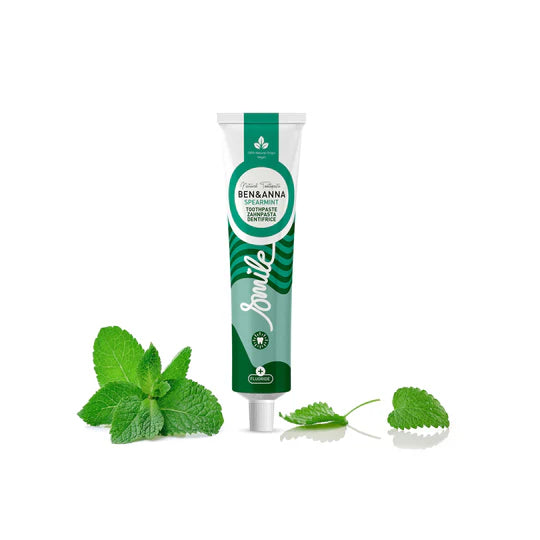 Ben & Anna Organic Spearmint Toothpaste with Fluoride