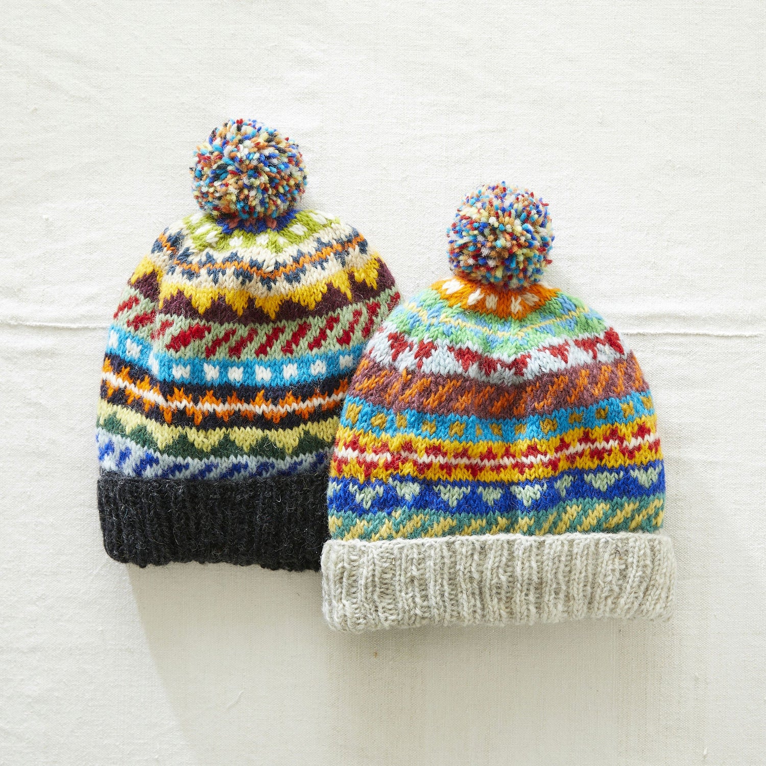 Wool Hat Lined Brim - Dark Grey
