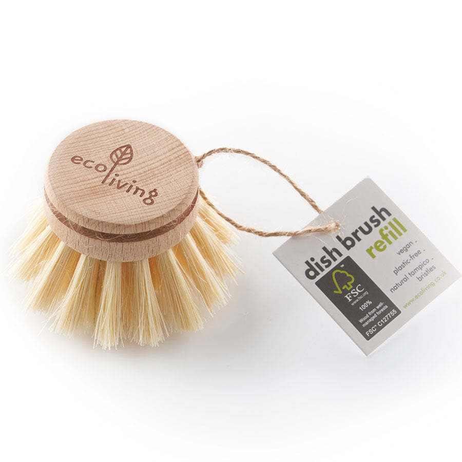 Wooden Dish-Brush Head - Replacement Head